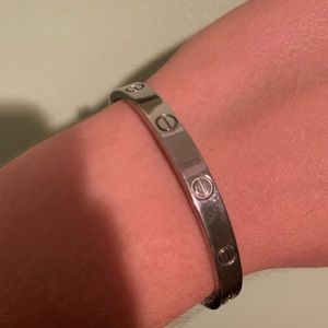 🤍 Silver Bangle Bracelet with FREE gold bangle